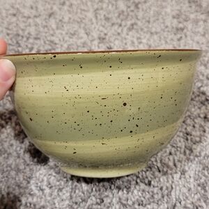 Green Speckled Decorative Bowl